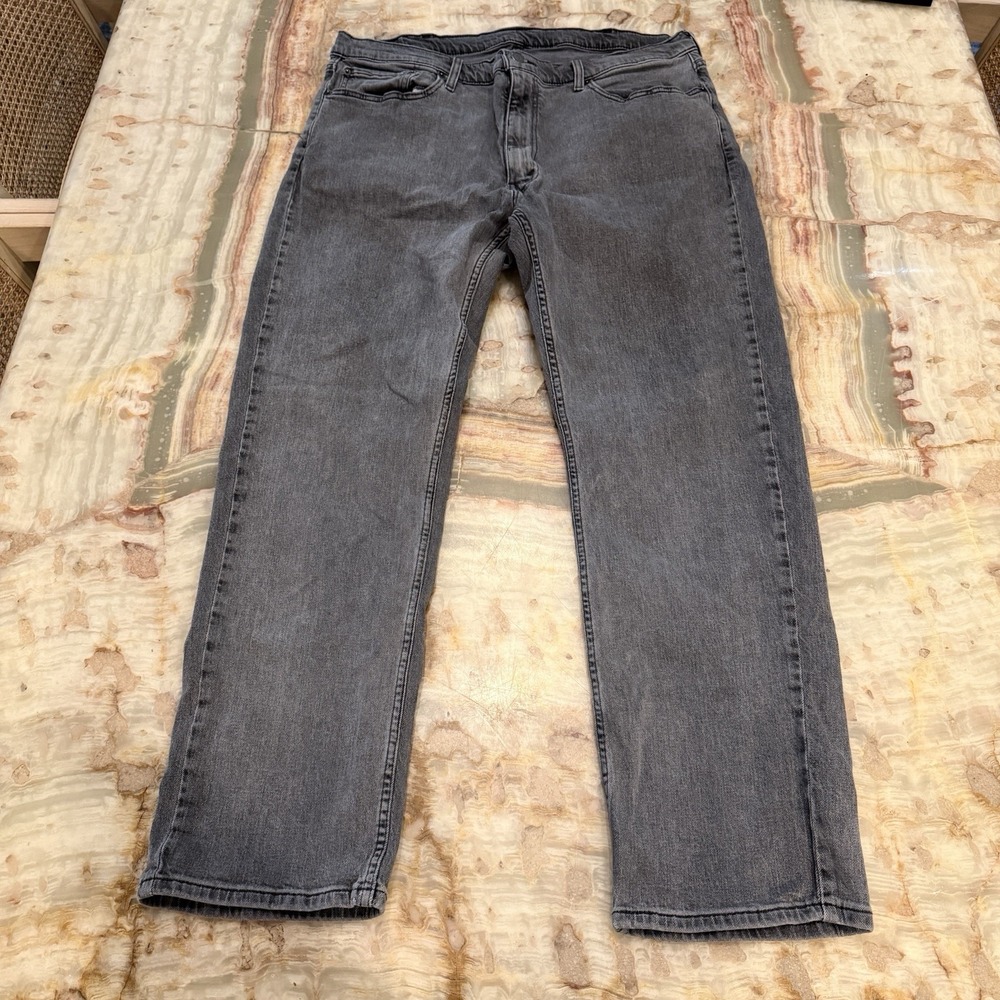 Levi's 511 Slim Fit Jeans Mens 34x30 Gray WaterLess Stretch Denim Pants